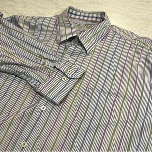 Alan Flusser Men’s Striped Long Sleeve‎ - XXL